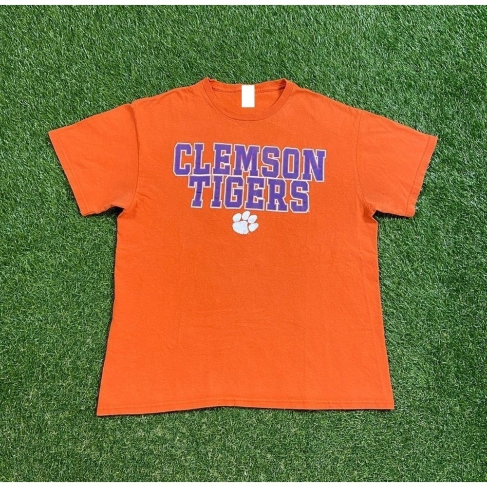 Clemson University Tigers T Shirt Tee Delta